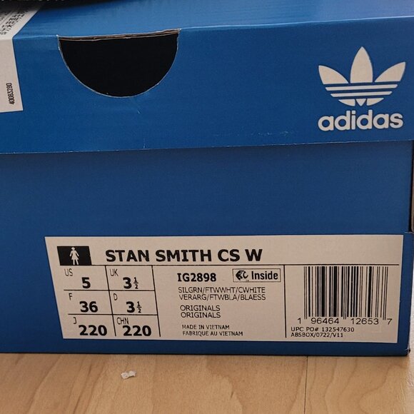 Adidas Originals Stan Smith  Womens Low Top Suede Sneakers in size 5 - BNWT - Picture 4 of 12